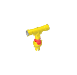 Kugelgelenk-Verbinder mit T-Stück (75 mm) für Fütterung